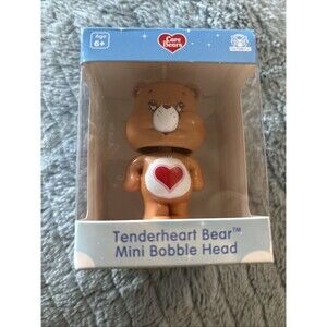 Care Bears Tenderheart Bear™ Mini Bobble Head Figure Toy Culturefly Cloudco New